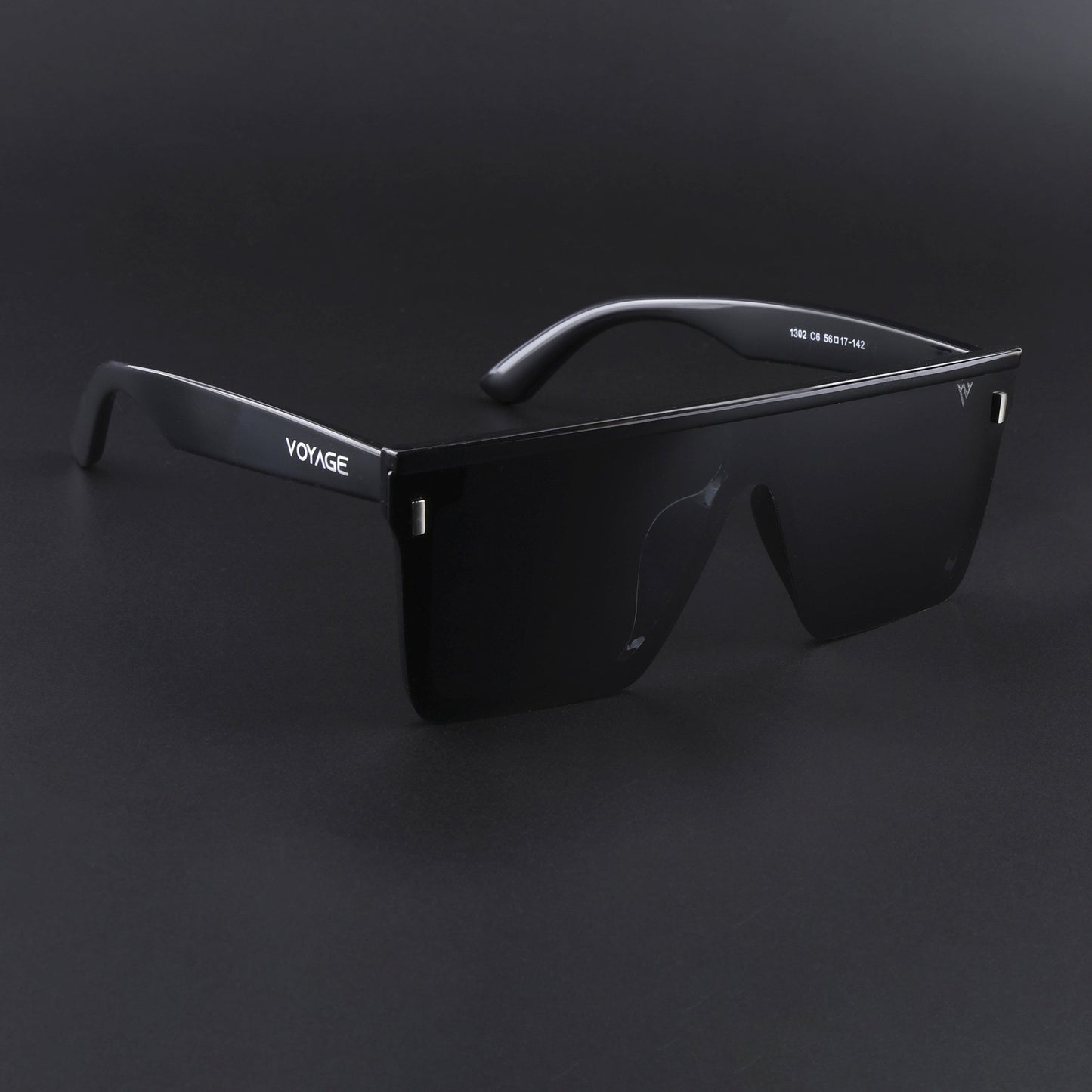 Rover | Black Polarized Wayfarer Sunglasses - PMG4574