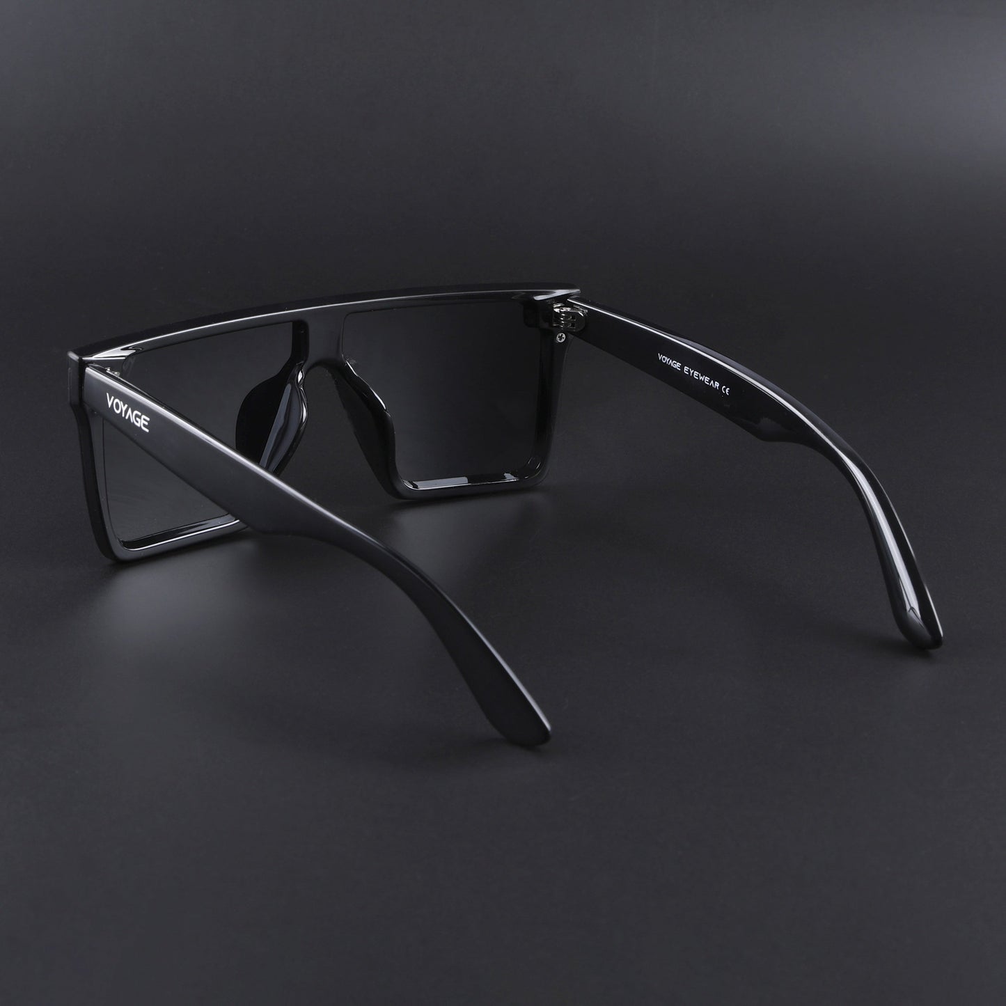 Rover | Black Polarized Wayfarer Sunglasses - PMG4574