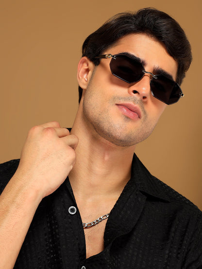 Slayr | Black Rimless Sunglasses | MG7043