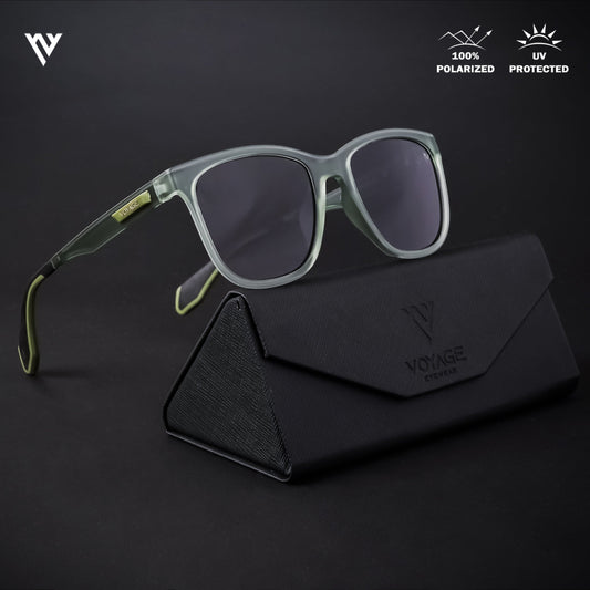 Active Green Polarized Wayfarer Sunglasses - PMG4468
