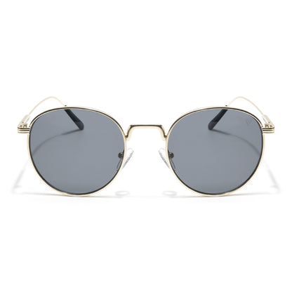 Sonic | Round Black Golden Sunglasses MG3050