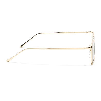 Golden Digger | Black Gold Rectangular Sunglasses - MG3572