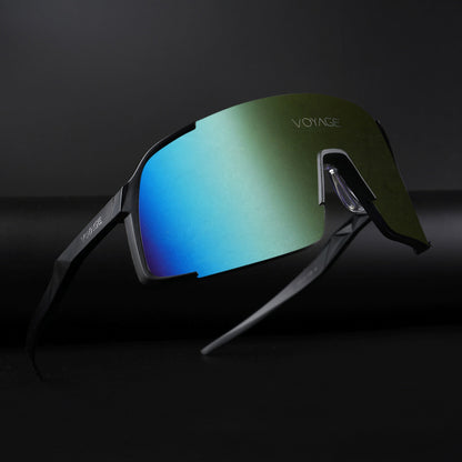 Drift Sunglasses (Multicolor Lens | Black Frame - MG5629)