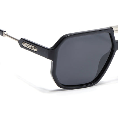 Thunder | Silver Wayfarer Polarized Sunglasses | PMG6689