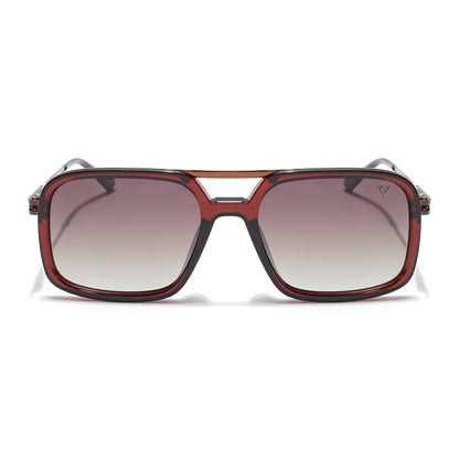 Voyage Select Wayfarer Sunglasses (Brown & Clear Lens | Brown Frame - SLPMG6300)