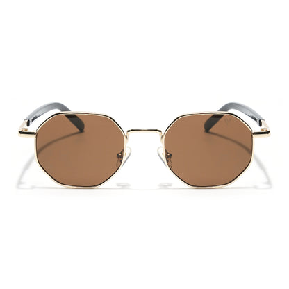 Zeal | Brown Round Sunglasses MG3772