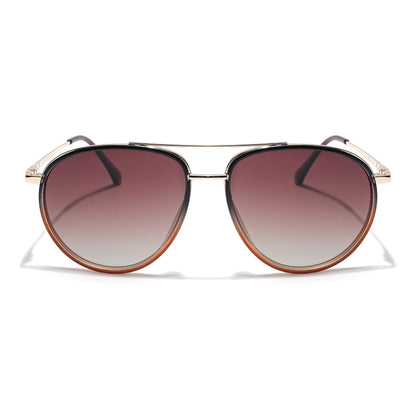 Voyage Select Aviator Sunglasses (Red Lens | Black & Wine Frame - SLPMG5932)