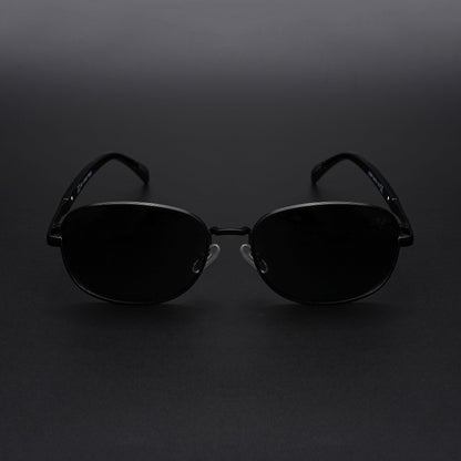 Dash | Black Polarized Unisex Sunglasses | Black Lens - PMG5847