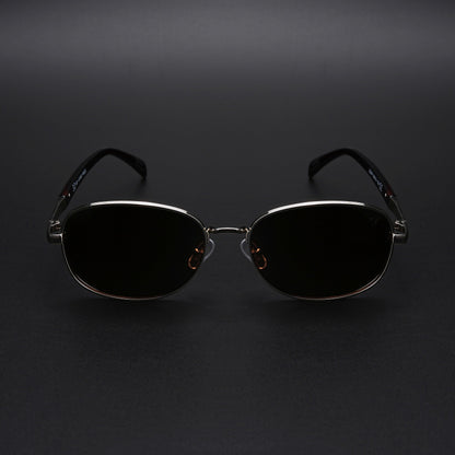 Dash | Silver Polarized Unisex Sunglasses | Brown Lens - PMG5849
