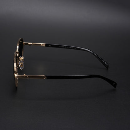 Dash | Gold Polarized Unisex Sunglasses | Black Lens - PMG5850