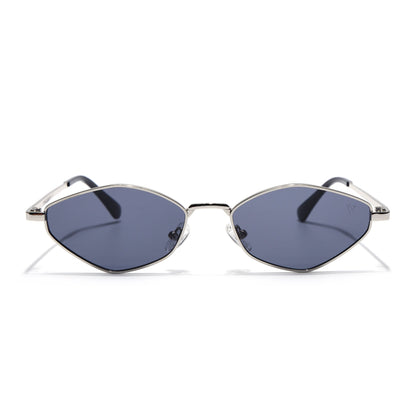 Vanta | Silver Oval Sunglasses | MG7133