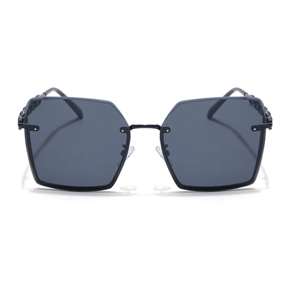 Over Size Sunglasses (Black Lens | Black Frame - MG5793)