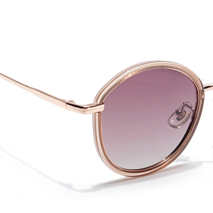 Voyage Select Round Sunglasses (Brown & Clear Lens | Brown Frame - SLPMG6221)