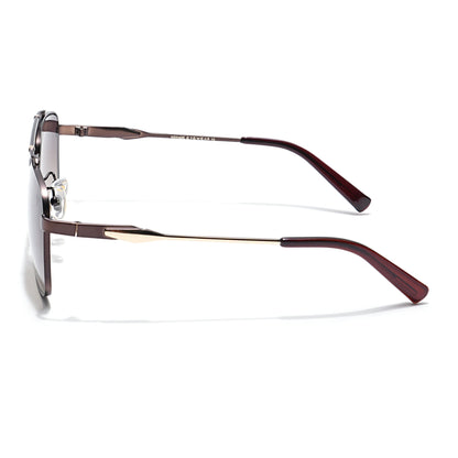 Wayfarer Sunglasses (Brown & Olive Lens | Brown Frame - MG6042)