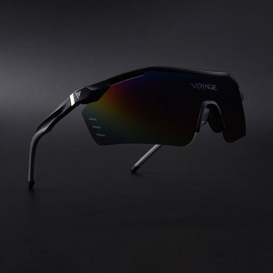Drift Sunglasses (Multicolor Lens | Black Frame - MG5778)