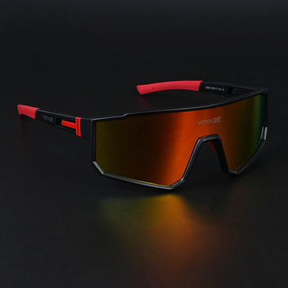 Drift Sunglasses (Multicolor Lens | Black Frame - PMG6058)