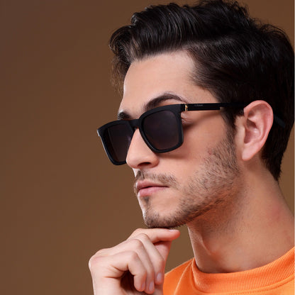 Purple & Clear Polarized Wayfarer Sunglasses - PMG4570