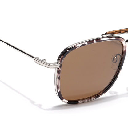 Voyage Select Wayfarer Sunglasses (Brown Lens | Demi Brown & Transparent Frame - SLPMG6260)