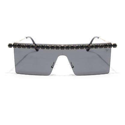 New Design Golden Wayfarer Sunglasses (3397MG3887)