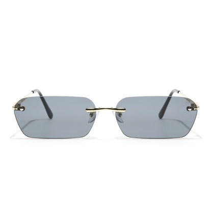 Underdog |  Black Rimless Rectangle Sunglasses MG3786