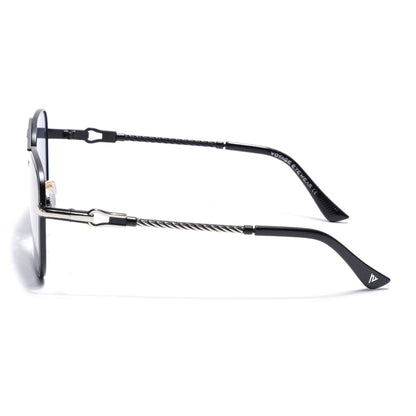 Aviator Sunglasses for Men & Women (Grey Lens | Black Frame - MG7255)