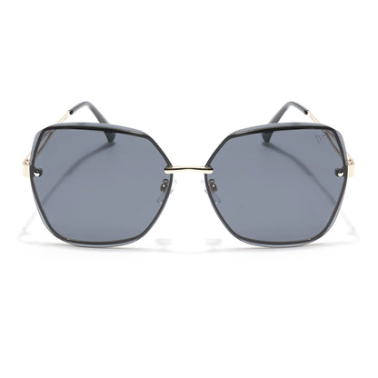 Klyne | Black Oversize Sunglasses - MG4317