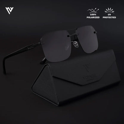 Odyssey | Black Polarized Wayfarer Sunglasses - PMG4143