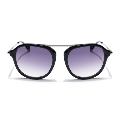 Voyage Select Wayfarer Sunglasses (Grey & Clear Lens | Black Frame - SLMG6114)