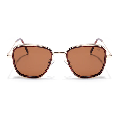 Rogue | Retro Square Brown Sunglasses MG2969