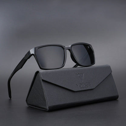 Wayfarer Polarized Sunglasses (Black Lens | Matt Black Frame - PMG5281)