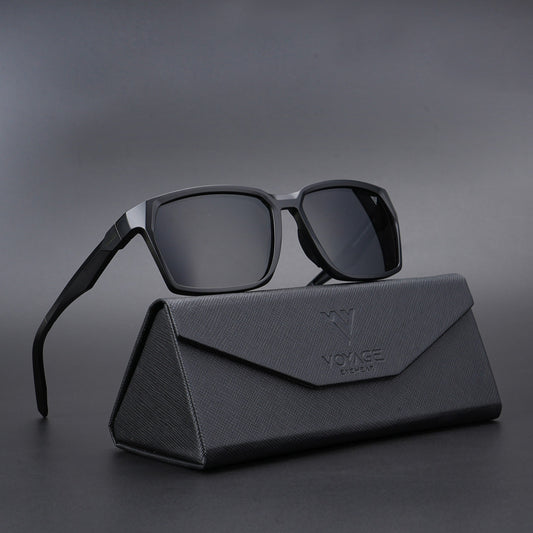 Wayfarer Polarized Sunglasses (Black Lens | Matt Black Frame - PMG5281)