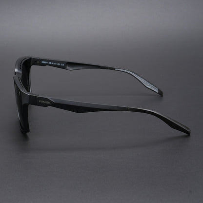Wayfarer Polarized Sunglasses (Black Lens | Matt Black Frame - PMG5281)