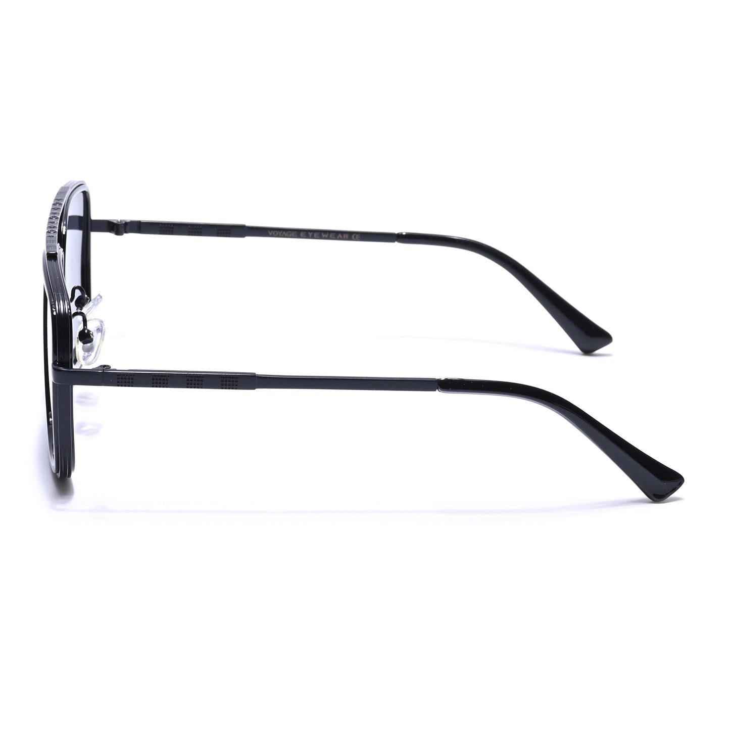 Alpha | Black Wayfarer Sunglasses | Black Lens - MG6734