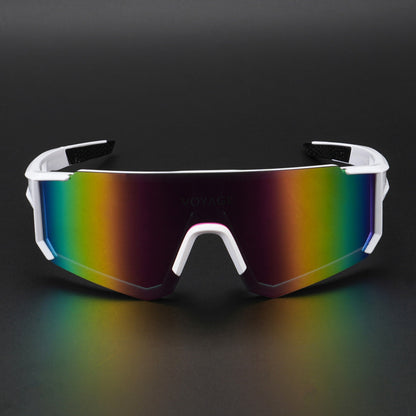 Drift Polarized Sunglasses (Multicolor Lens | White Frame - PMG5599)