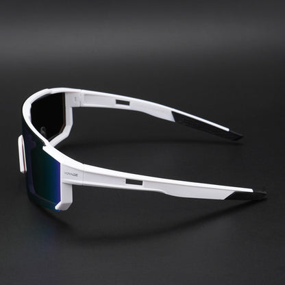 Drift Polarized Sunglasses (Multicolor Lens | White Frame - PMG5599)