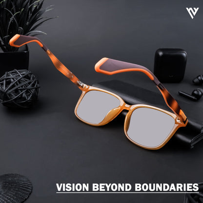 Active Brown Polarized Wayfarer Sunglasses - PMG4462