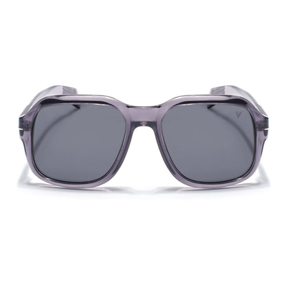 Wayfarer Polarized Sunglasses (Black Lens | Purple Frame - PMG4990)