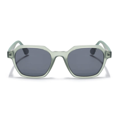 Prizm | Green Hexagonal Polarized Sunglasses | Black Lens - PMG7287