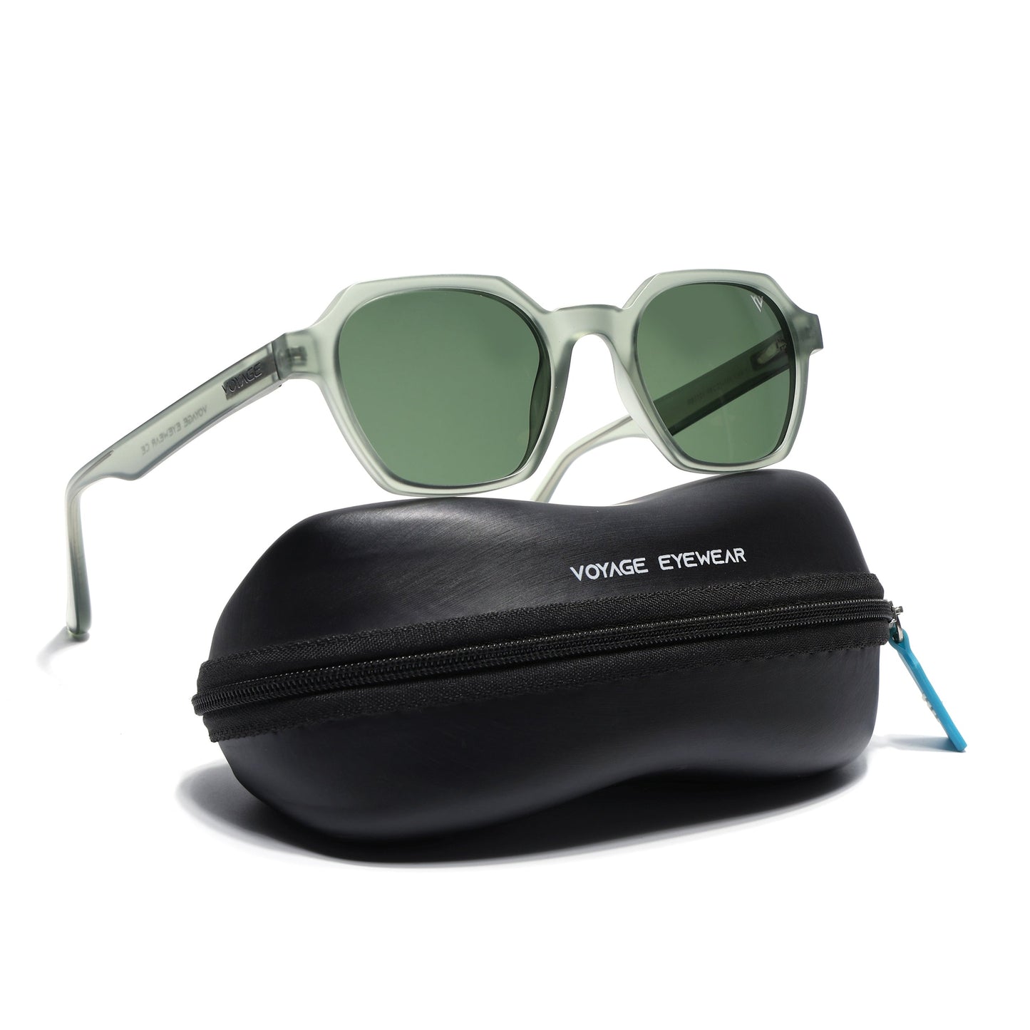 Prizm | Green Hexagonal Polarized Sunglasses | Green Lens - PMG7288