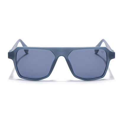 Prizm | Blue Wayfarer Polarized Sunglasses | Grey Lens - PMG7276