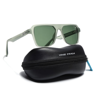 Prizm | Green Wayfarer Polarized Sunglasses | Green Lens - PMG7279