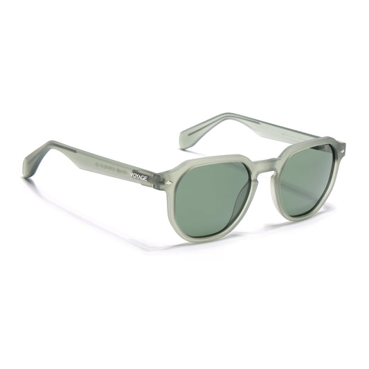 Prizm | Green Hexagonal Polarized Sunglasses | Green Lens - PMG7269