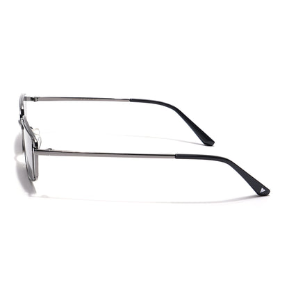 Voyage Select Rectangle Sunglasses (Black Lens | Grey Frame - SLMG6287)