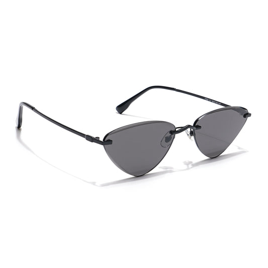 Voyage Select Oval Sunglasses (Black Lens | Black Frame - SLMG6275)