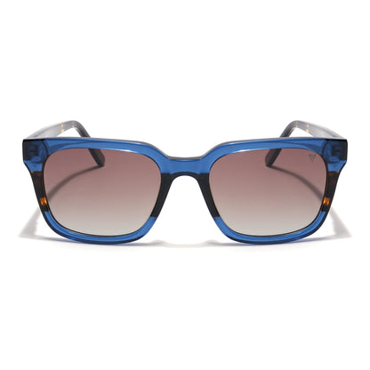 Voyage Select Square Sunglasses (Grey Lens | Shine Blue Frame - SLPMG5978)