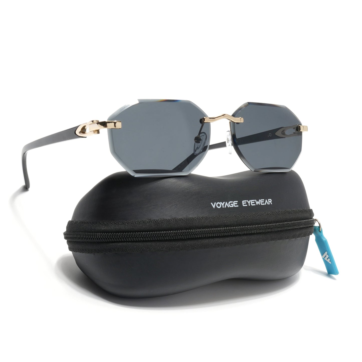 Slayr | Black Rimless Sunglasses | MG7043
