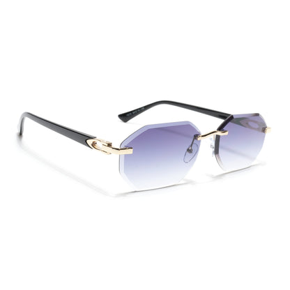 Slayr | Grey & Clear Rimless Sunglasses | MG7047