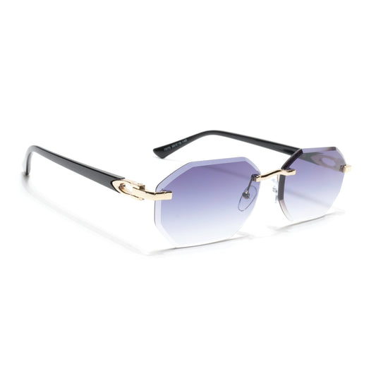 Slayr | Grey & Clear Rimless Sunglasses | MG7047