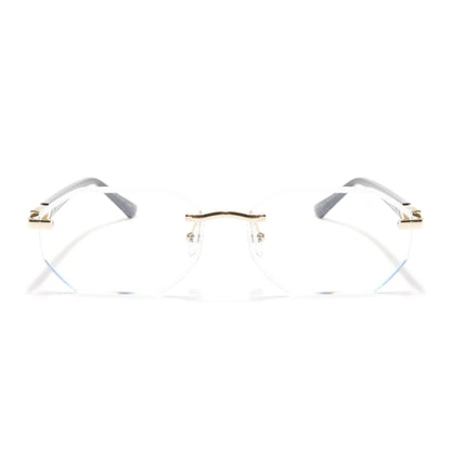 Slayr | Clear Rimless Sunglasses | MG7049