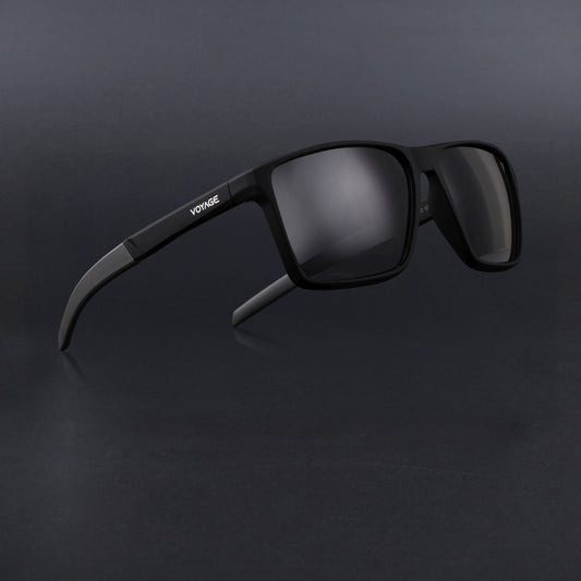Wayfarer Polarized Sunglasses | Black Lens | Black Frame - PMG6749